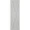 Ekena Millwork True Fit PVC Single X-Board Farmhouse Fixed Mount Shutters, Hailstorm Gray, 18W x 28H, PR TFP001FH18X028ST - alternate 4